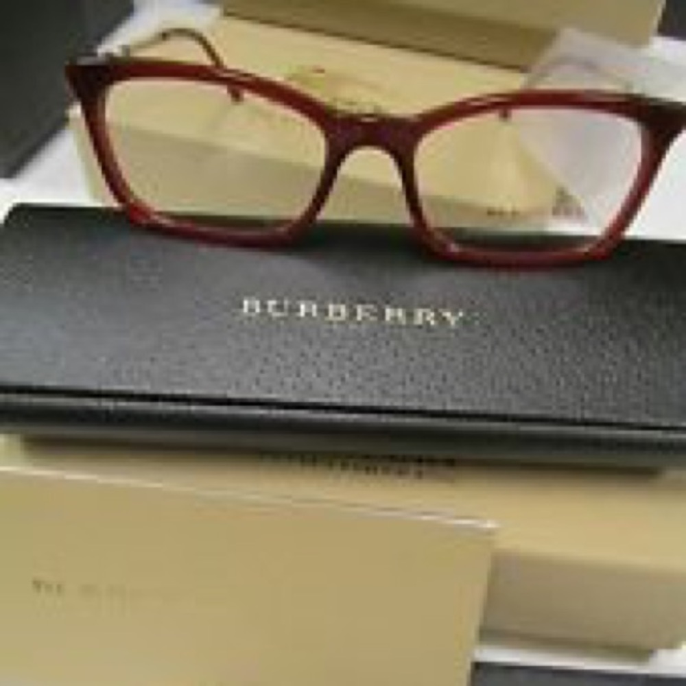Burgundy Burberry Ophthalmic Glasses Frames 👓👓